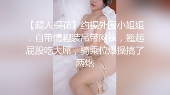 【超人探花】约操外围小姐姐，自带情趣装吊带网袜，翘起屁股吃大屌，骑乘位爆操搞了两炮