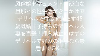 风俗嬢ドキュメント～淡白な旦那との性生活がきっかけでデリヘルで性欲を満たす45歳既婚・子持ちのデリヘル人妻を直撃！挿入禁止のはずのデリヘルで好みの相手なら最后までOK！